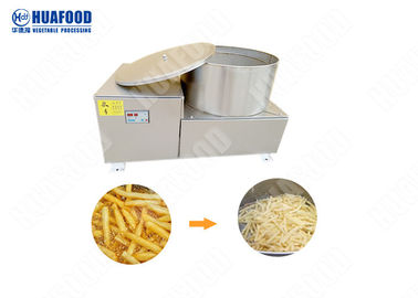 Aceite centrífugo que quita el trabajo estable de la máquina automática de la sartén para la comida frita