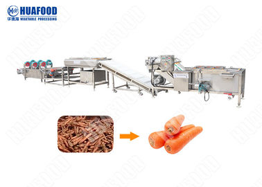 Lavadora vegetal industrial 500 del maíz fresco - máquinas de proceso de la zanahoria de la capacidad 2000kgh
