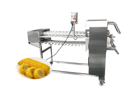 Segmento de la zanahoria del maíz que corta las máquinas automáticas de la transformación de los alimentos