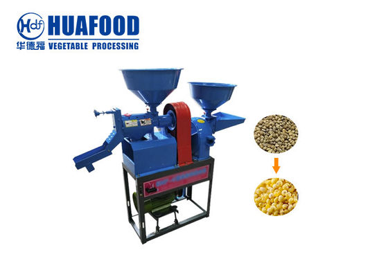 máquinas automáticas Mini Rice Mill combinado agrícola de la transformación de los alimentos 2.2kw
