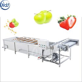 Máquina vegetal de la lavadora con la lavadora de circulación de la fruta del sistema del agua