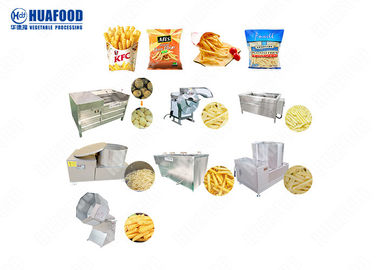 Cadena de producción automática de las patatas fritas de la patata/máquina semi automática de las patatas fritas