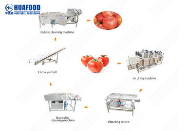 Equipo de proceso vegetal del tomate de la unidad central de la maquinaria del proceso de fruta y verdura