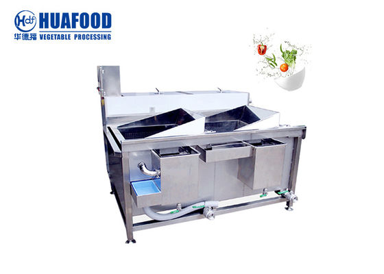 Función multi de la lavadora vegetal doble del canal 15-20 Kg/Time