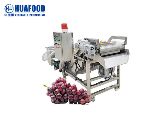 máquina de proceso vegetal de uva de la lavadora 500kg/hr en las pasas