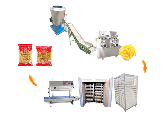 Línea automática de la producción alimentaria para el codo cortado corto Fusilli Shell de los macarrones de las pastas