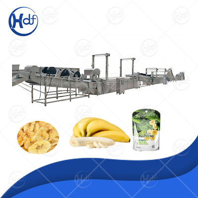 Plátano Chips Machine 30-200kg/h de Maquina De Fazer Automatic