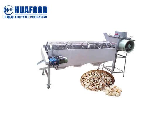 la transformación de los alimentos automática 800KG/Hr trabaja a máquina la máquina pelada del clasificador del color del ajo